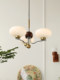 Vintage Living Room Chandelier, Retro Dining Room French Bauhaus Style Dining Room Bedroom Study Cream Persimmon Solid Wood Lighting Fixtures