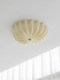 Vintage Cream-Style Bedroom Ceiling Light French Retro American Style Master Bedroom Study Room Petal Glass Ceiling Lamp
