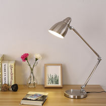 Creative long arm folded metal halogen lamp Table lamp work office study study library LED eye - guarding incandescent lamp dimming