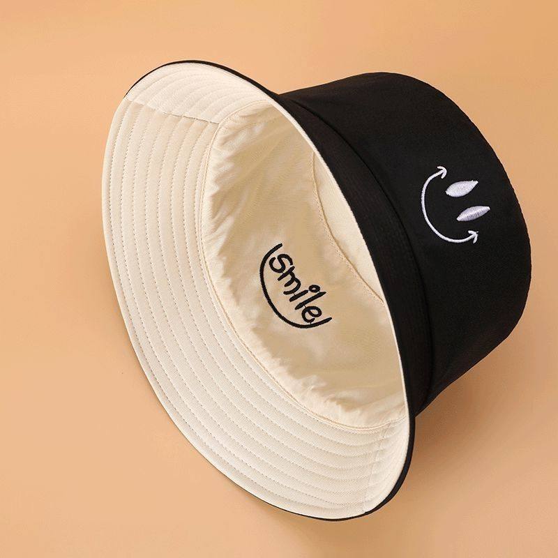 春夏用フィッシャーマンハット、韓国風、トレンディ、万能、人気のオンラインスタイル、リバーシブル、日本風サンハット、男性用日よけバケットハット