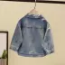 Áo khoác nhung bé trai châu Âu denim mùa thu trẻ em xuân hè 2019 mới Hàn Quốc giản dị quần áo denim thủy triều - Áo khoác áo quần trẻ em Áo khoác