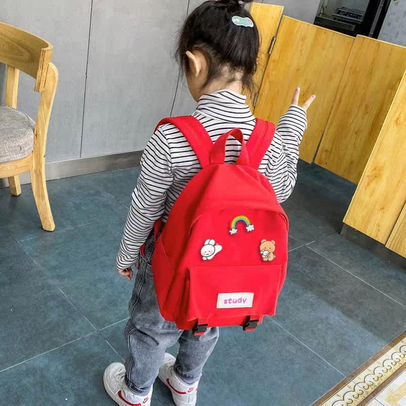 Children's schoolbag kindergarten girl net red style middle and large class baby backpack cute primary school student schoolbag first grade light