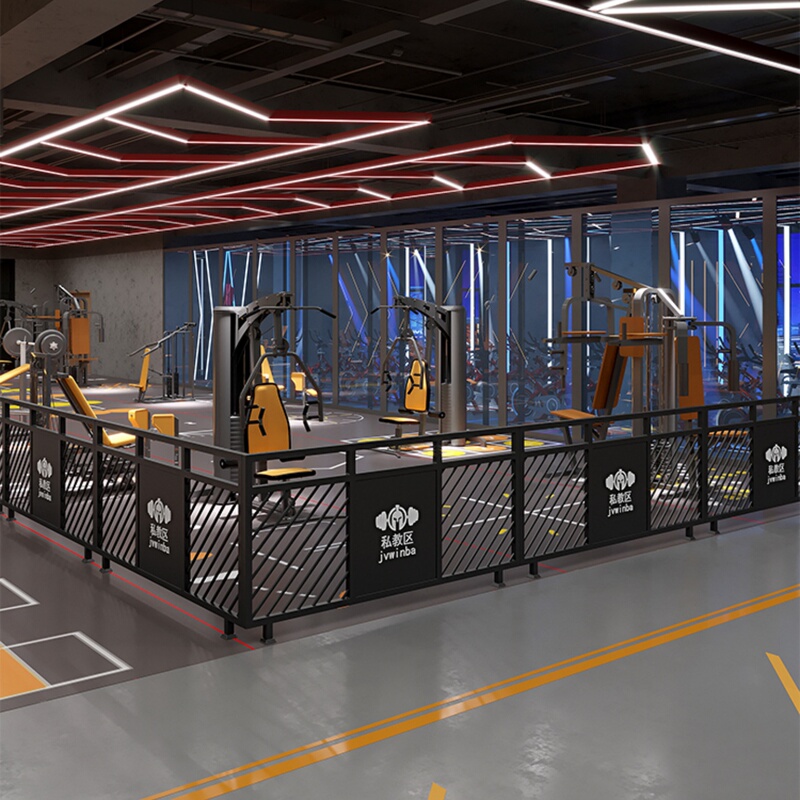 Iron Fence and Guardrail in the Gym's Personal Training Area, Low Partition, Industrial Style Restaurant, Bar, Karting Workshop, Decorative Screen Iron Fence and Guardrail in the Gym's Personal Training Area, Low Partition, Industrial Style Restaurant, Bar, Karting Workshop, Decorative Screen