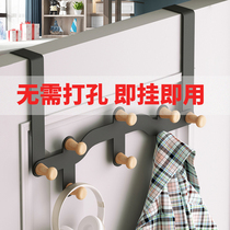 Door rear hanger Divine Instrumental free from punching bedroom toilet door No marks hanging clothes hanger Room door back style door back clothes hat hook
