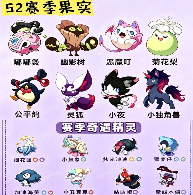 Rock Kingdom World Season Adventure Elves S2 Unicorn String Puppet Nighttime Different Color Bloodline Fruit Unlocking