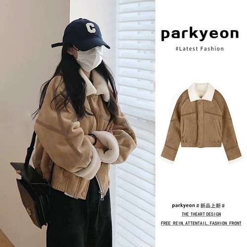 Дизайнерская демисезонная ретро куртка, пуховик, подходит для подростков, в американском стиле