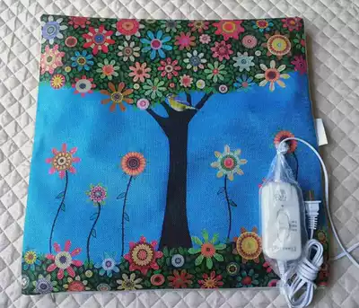 Electric heating velvet cushion heating cushion office chair cushion household full body hot mat hip plug-in wormwood mat