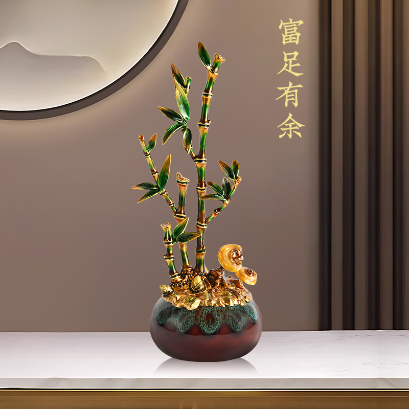 Bamboo Ornaments That Symbolize Prosperity and Good Fortune, Suitable for Entryways, Tv Cabinets, Office Desks, and as a Housewarming Gift with Auspicious Meaning Bamboo Ornaments That Symbolize Prosperity and Good Fortune, Suitable for Entryways, Tv Cabinets, Office Desks, and as a Housewarming Gift with Auspicious Meaning