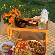 Multifunctional Solid Wood Sloth Home Folding Table Student Dormitory Bed Notebook Table Bed Table Small Table Bamboo