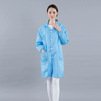 Синее антистатическое платье