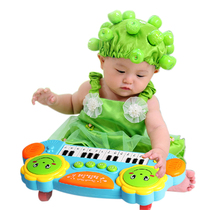  Childrens electronic keyboard clap drum baby early education enlightenment music 0-1-3 years old male and female babies and children educational toys