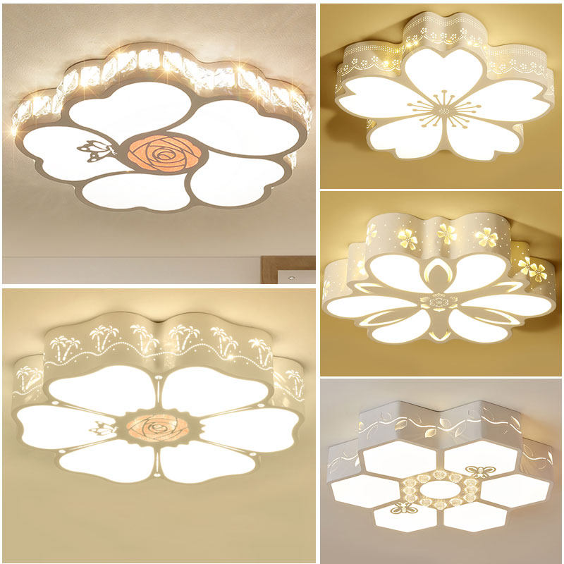 Bedroom light suction top light modern minimalist led children's room Living room Romantic Cozy Creative Luminaire Shell Kit