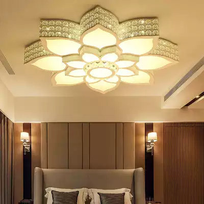 Living room lights Simple modern atmosphere creative household LED ceiling lights Nordic dining room bedroom lights Lamps Lotus lights