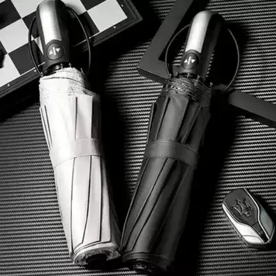 Automatic umbrella female sunny and rainy dual-use folding sunshade summer sunscreen anti-UV anti-wind shrink large sun men