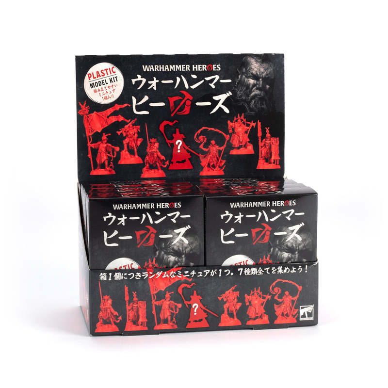 Warhammer Aos Warhammer Heroes Blind Box (Japanese Version, Contains 8 Small Boxes, No Guarantee of Matching)