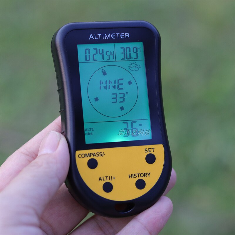 Altitude Measuring Instrument, Outdoor Electronic Compass, Thermometer, Barometer, Lhasa Mountaineering Travel Products