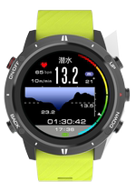 Smart touch GPS sports watch for men outdoor running and cycling multi-function blood oxygen heart rate meter altitude meter air pressure