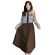 French suit autumn and winter 2022 new hot style small fragrant wind top celebrity short coat long skirt two-piece professional