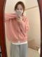 CIWAI hooded candy-colored knitted sweater jacket women's 2023 spring new thin knitted top