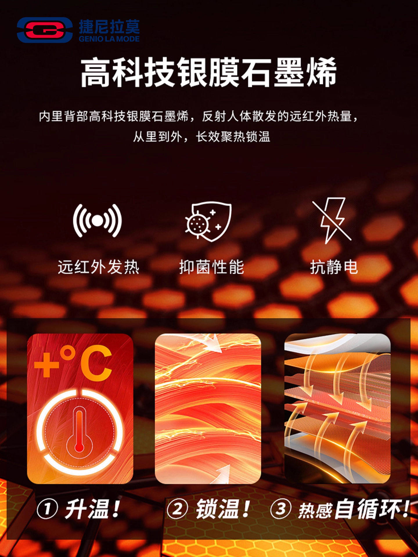 Geniolamode American-Style Design Patchwork Hooded down Jacket Winter Men's Graphene Loose Versatile Coat