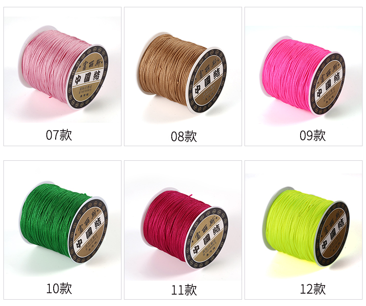 Dệt tay dệt hạt 72 # ngọc bích Chất liệu DIY đeo vòng tay phụ kiện dây chuyền vòng cổ mặt dây chuyền vòng chân dây thừng - Vòng chân lắc chân đẹp