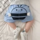 Синий нижний принт пчела
