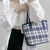 YOYO BAG GIRLS 2021 NEW LARGE CAPACITY ADVANCED SENSE FOREIGN AIR HAND COMMUTER TOTE BAG VEGETABLE BASKET HAND CARRY BAG