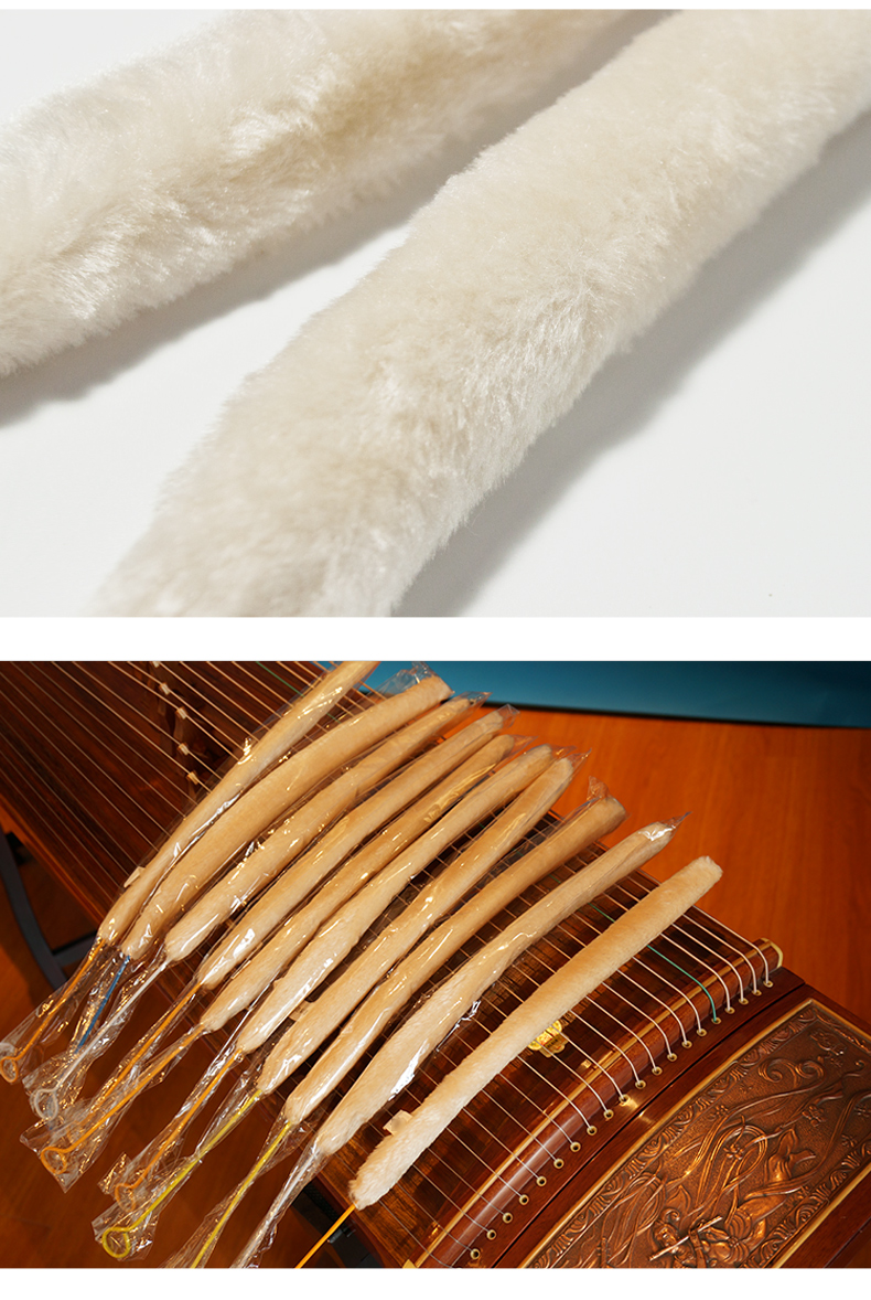 Guzheng làm sạch bàn chải trống bàn chải để tro bụi guqin tampon 琵琶 bàn chải nhiều loại nhạc cụ Đôn Hoàng guzheng phổ quát - Phụ kiện nhạc cụ mua dây đàn