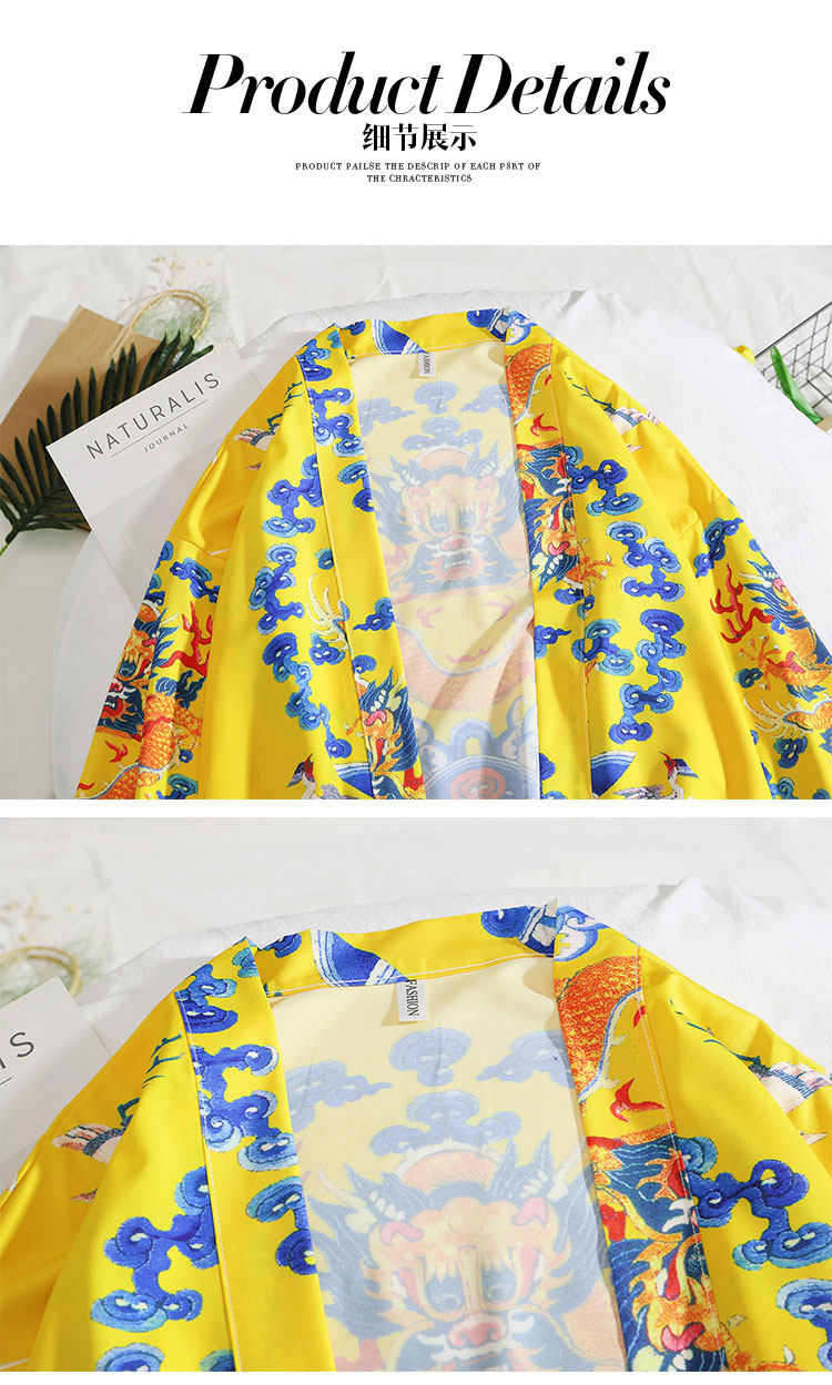 羽织日式和风开衫女上衣和服外套学生古风日系汉服衣服浮世绘道袍-阿里巴巴
