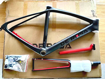 Italian derosa idol carbon fiber road bike frame black and red
