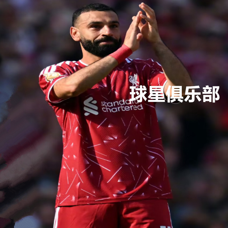 Authentic 26-27 Liverpool Jersey Home Number 4 Van Dijk Veltzszóbozlóy Salah Football Uniform