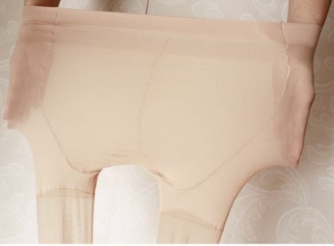 Kích thước lớn jj bộ quần lót nam mở tập tin cộng với chất béo quần lót nam lớn béo miễn phí vớ vớ nam tất nhún
