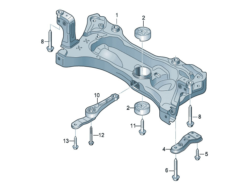 丰田RAV4(进口) 发动机 机组支架