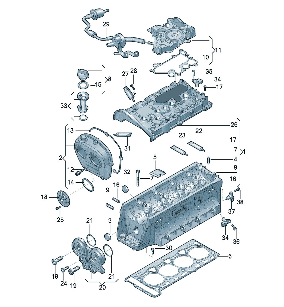 东方之子 发动机 汽缸盖