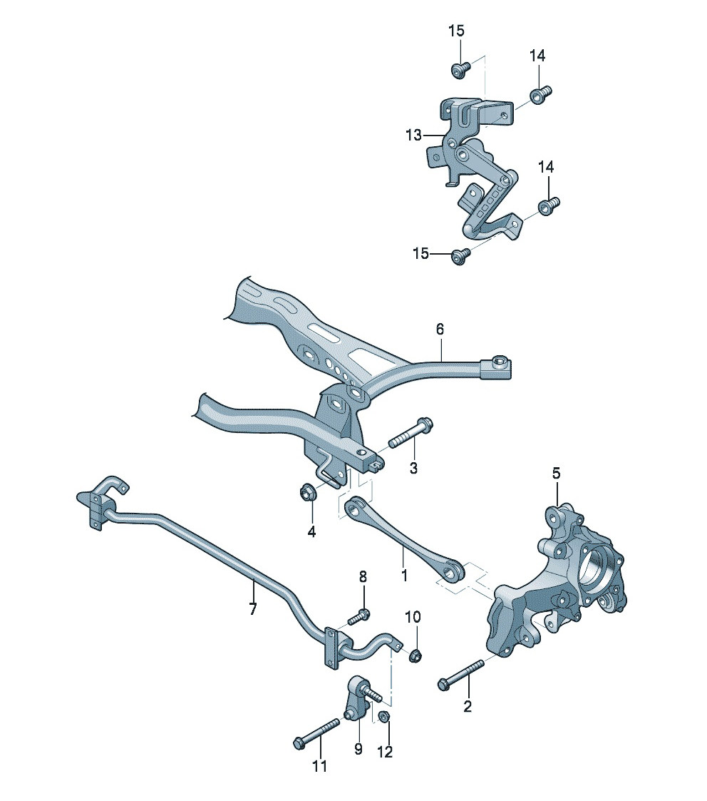 朗动 后轴 转向横拉杆及附件