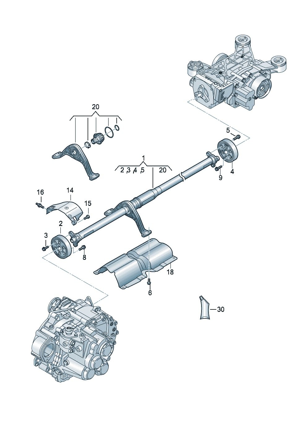 Nuvis 后轴 传动轴