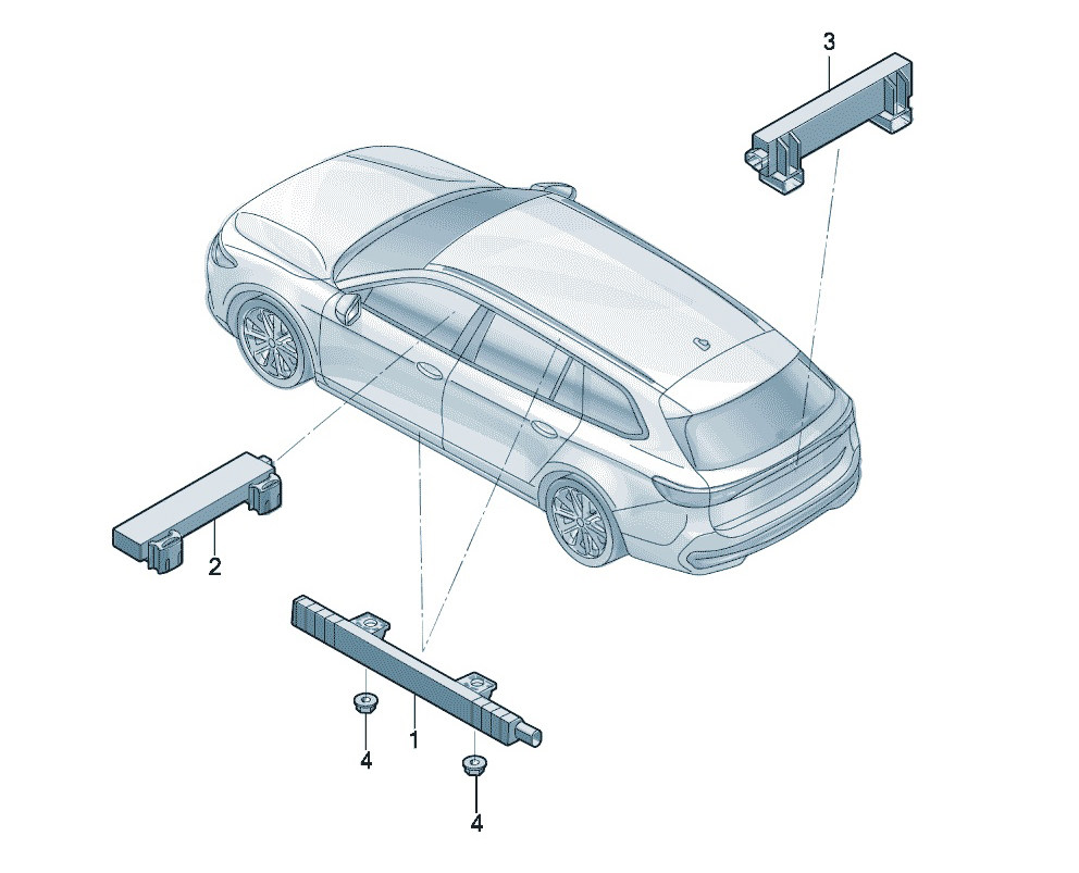 长安神骐T10新能源 电子设备 进入及起动许可天线（KESSY）