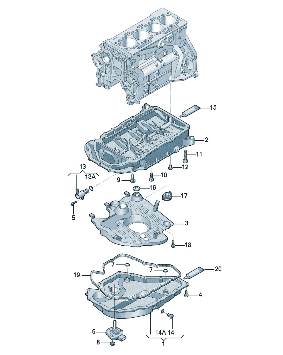 欧陆 发动机 油底壳