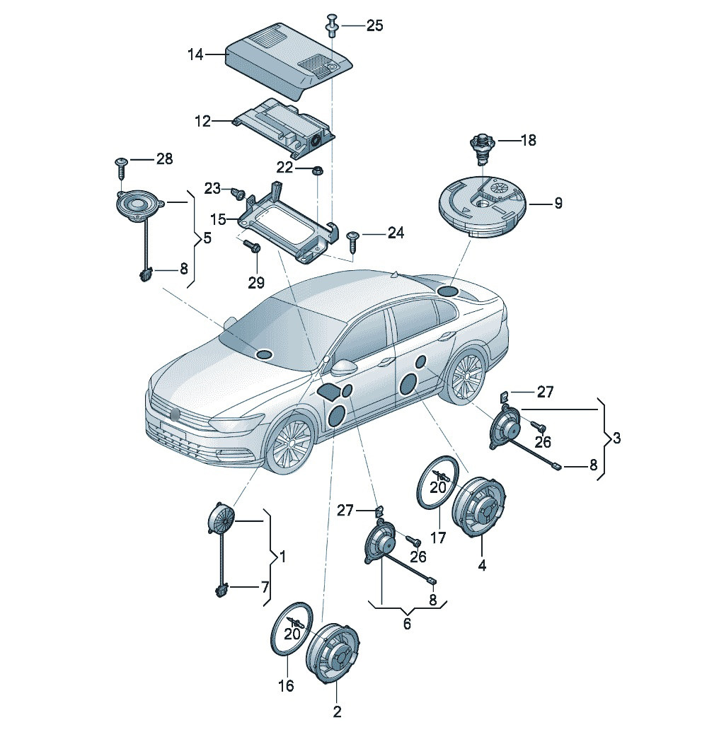 赛豹III 附件及娱乐 扬声器音响系统放大器固定件