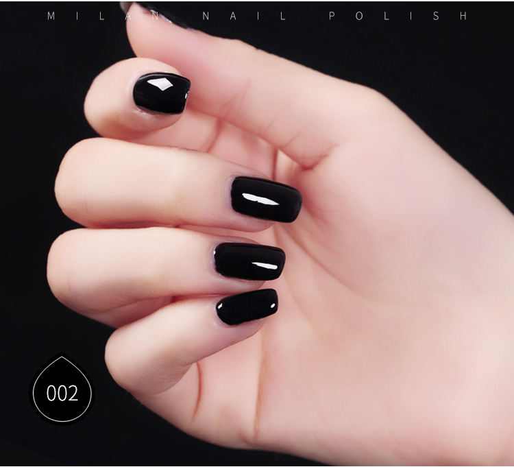 Sơn móng tay Sơn móng tay Set Bộ màu cổ điển Pure Black Pure White Big Red Lasting Phot Liệu pháp Keo thân thiện với môi trường - Sơn móng tay / Móng tay và móng chân nail xanh dương