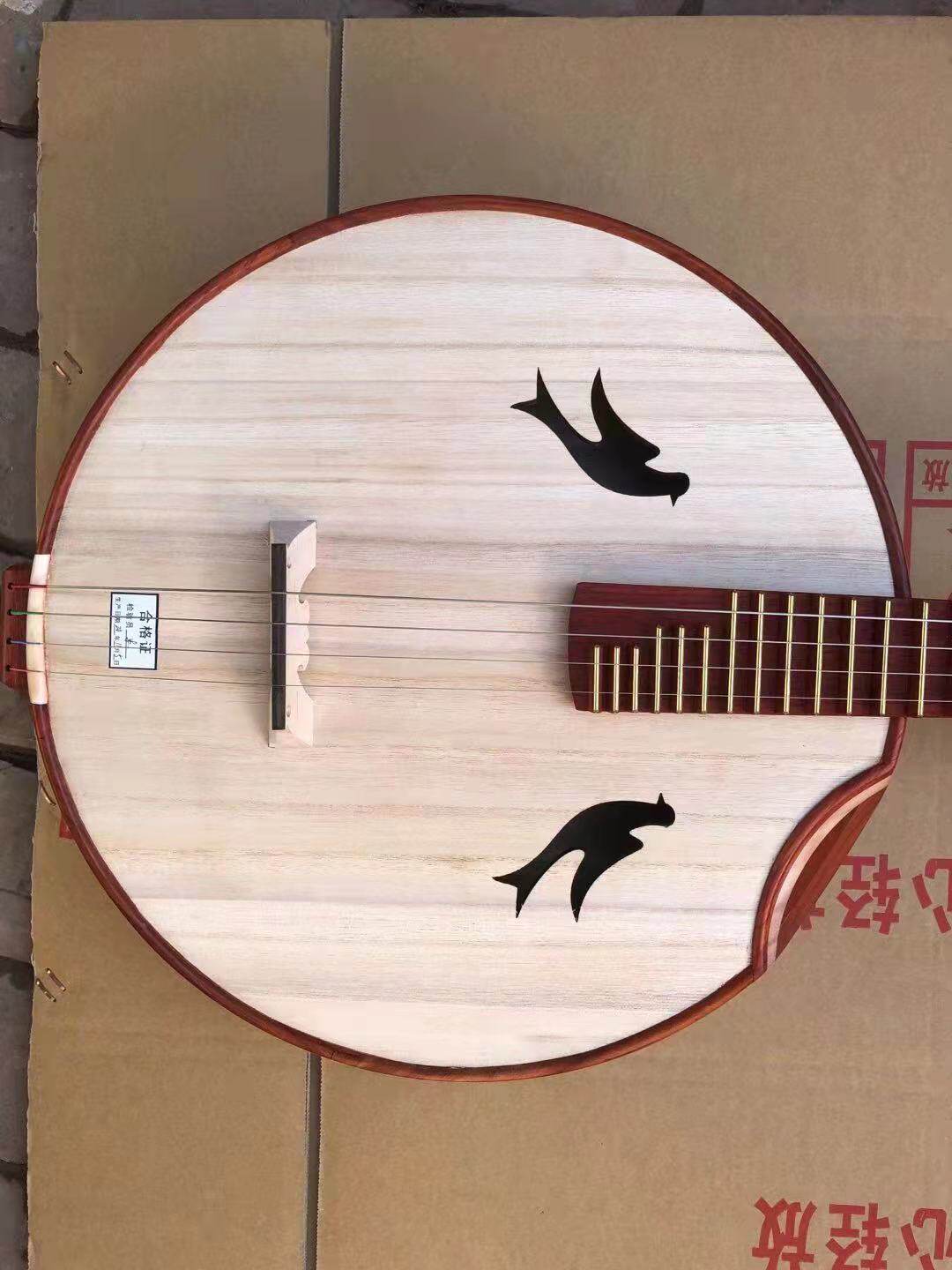 Soft red pear in musical instrument