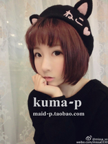Small Pの handmade exclusive original cute cat ear wool beret