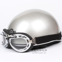 Taiwan EVO sterling silver Harley electric motorcycle helmet helmet for men and women with sunscreen UV four summer