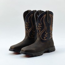 D42 44 5 47 size new foreign trade hard goods cowhide mens boots steel toe work boots knight boots motorcycle cowboy boots