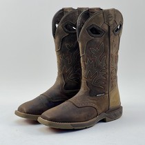 H44 5-48 large size tall cowboy boots knight equipment mens boots western riding boots strong and durable style with slight flaws