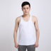 Đàn ông trung niên và già cotton cổ tròn tay áo ngắn màu rắn cộng với phân bón XL áo sơ mi cũ lỏng áo bố - Áo vest đồ lót nam Áo vest