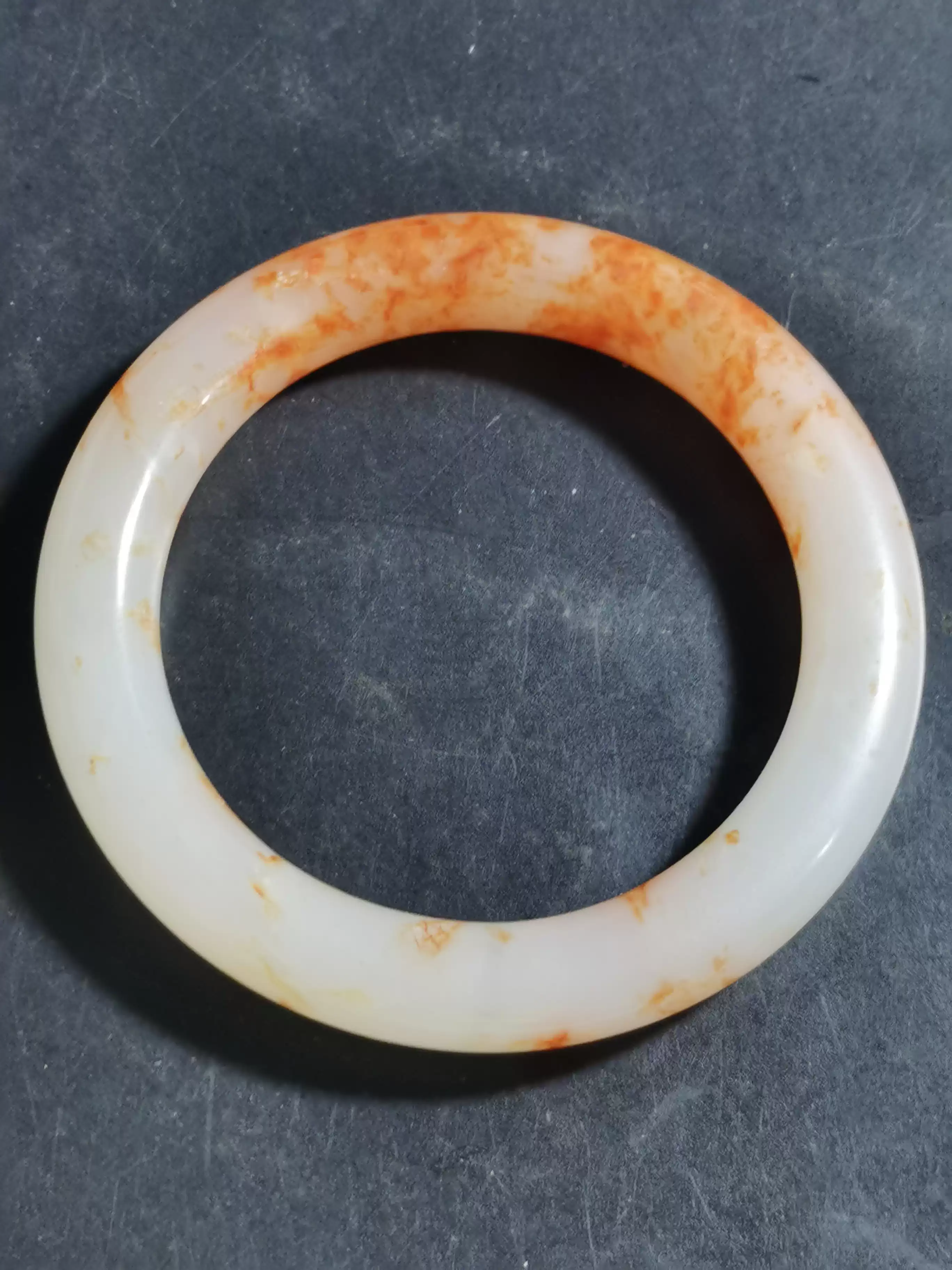 高古玉戰漢玉器古玉老玉和田玉手鐲玉鐲內