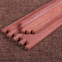 Chicken wings and chopsticks Chinese high-end fine grinding square natural solid wood high-end anti-slip mildew