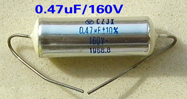 Special capacitor for bile machine CZJX 0 047uF 0 1uF 0 22uF 0 47uF 1uF 160v