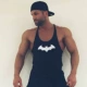 Nam thể dục lỏng lẻo vest thể hình thể thao mỏng dây đeo vest thể thao bông Batman thấm mồ hôi thấm nước bãi biển